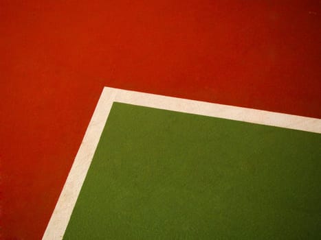 detail of a tennis court