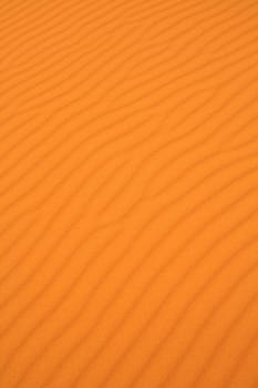 close-up of sand dunes wavy texture