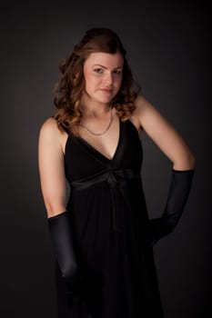 Attractive female model posing