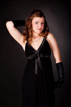 Glamorous model posing