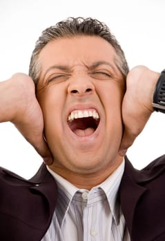 Businessman unable to take bad news