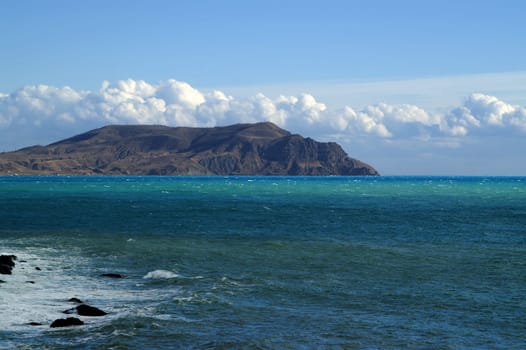 Beautiful seascape. Black Sea. Crimea.