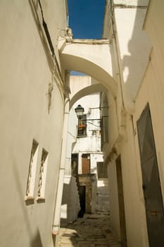 photo of traditional houses in the south of italy, Cisternino, Apulia