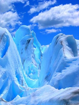 Patagonia's Perito Moreno glacier as seen on a hike atop it.