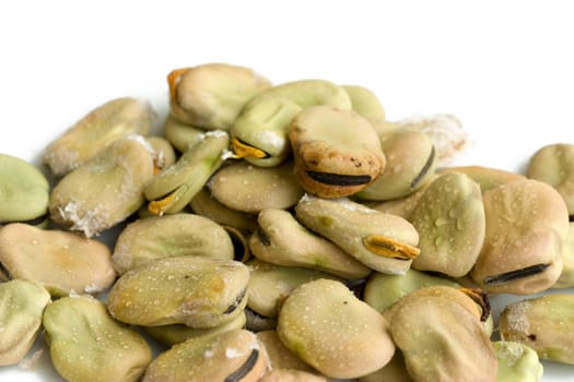 background foto of some fava beans for diet cooking