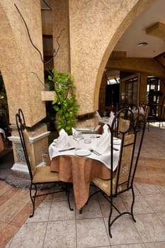 restaurant interior of the modern classic style