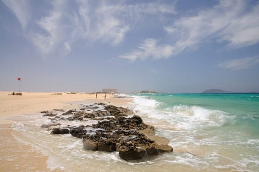 Beach near Corralejo, Canary Island Fuerteventura, Spain