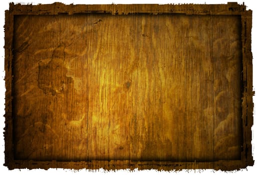 wood grungy background frame