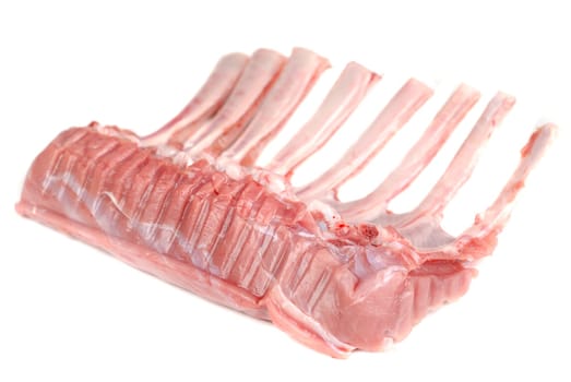 raw fresh meat with bones