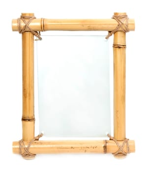 bamboo frame with blank glass board center