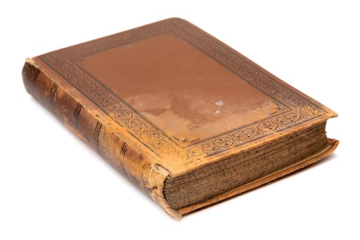 old used vintage retro book isolated object