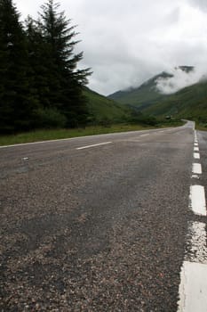 Road on way to Skye