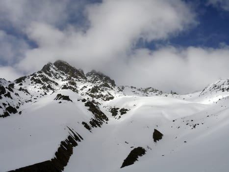 Caucasus Mountains. Elbrus region. Gorge Irik-Chat.