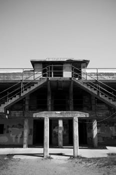 Fort Worden military bunker in Port Townsend Washington.