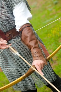 bow / medieval armor / historical story
