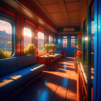 Train car. Image created by AI
