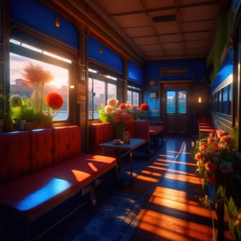 Train car. Image created by AI