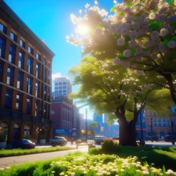 Spring. Image created by AI
