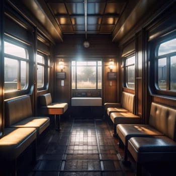 Train car. Image created by AI