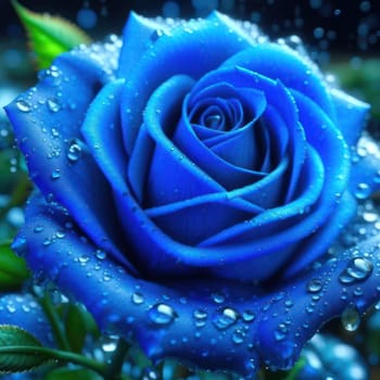 Blue Rose. Image created by AI