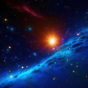 Starry sky. Image created by AI