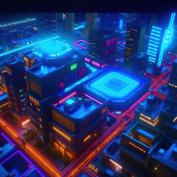 Cyber City. Image created by AI