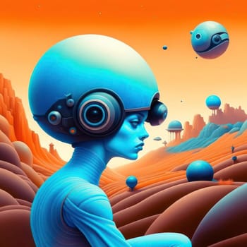 Alien. Image created by AI