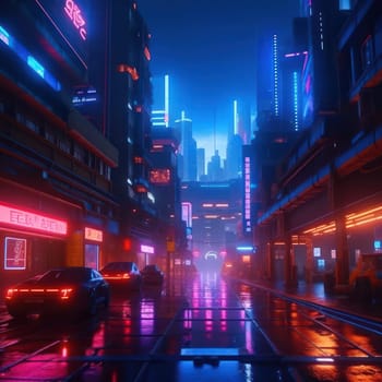 Cyber City. Image created by AI