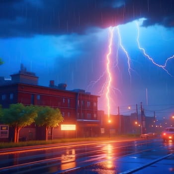Lightning in the city