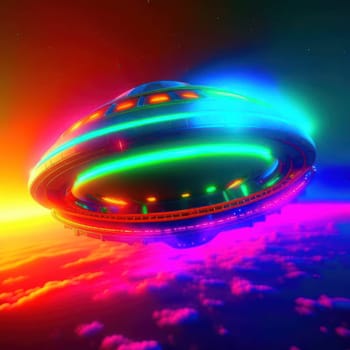 UFO in the sky