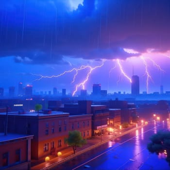 Lightning in the city
