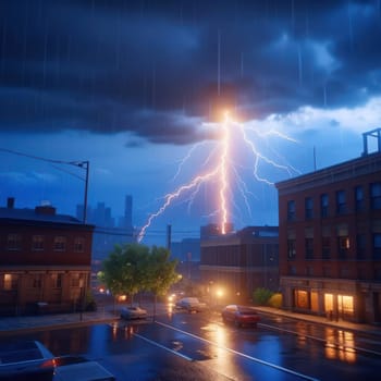 Lightning in the city