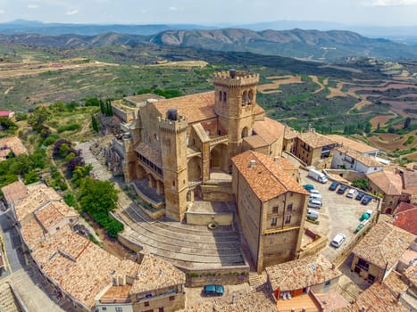 Ujue in Navarra, Collegiate Church of Saint Mary the Great, Named Beautiful Town of Spain