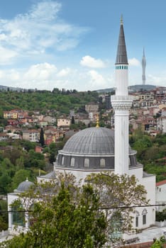 Haci Mehmet Ali Ozturk Mosque, located in Kuzguncuk neighbourhood, Uskudar district, in the Asian side of Istanbul, Turkey