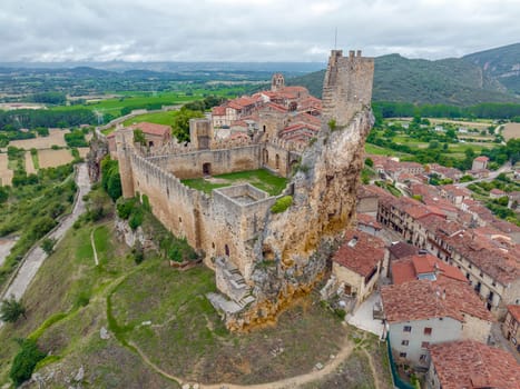 Castle of the city of Frias Burgos, Spain in Europe. named beautiful town of Spain