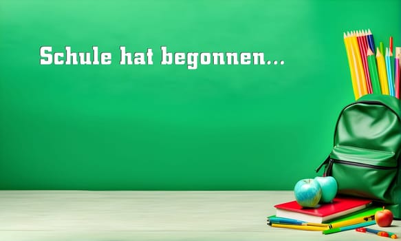 school has started - a symbol photo