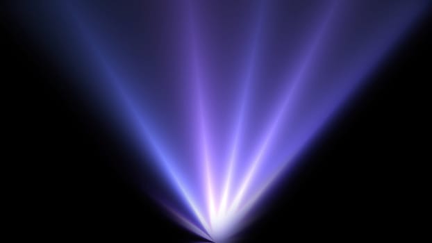 Bright Laser show. Computer generated 3d render