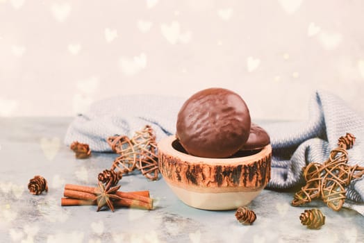 Nurnberg elisen gingerbread, traditional german chocolate coated christmas sweets
