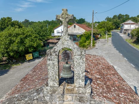 Hermida de Santa Eufemia is a church in Galicia located in Santa Eufemia, Vilouchada, Ourense. It is located near the Carballeira park and the Fonte. bell detail