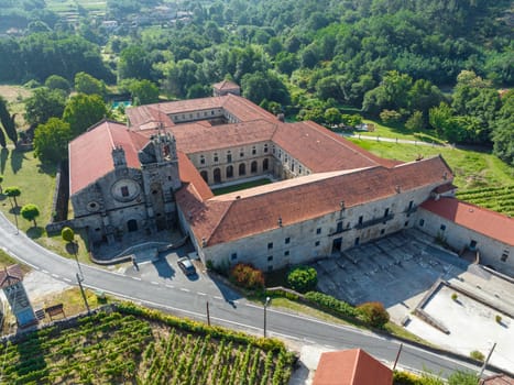 The Monastery of San Clodio de Leiro, del Ribeiro, or Ribadavia, a former Cistercian abbey located in the municipality of Leiro, Orense province, in Galicia, Spain.