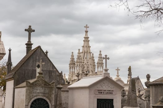 February 22, 2023 Lisbon, Portugal: Cemiterio do Alto de Sao Joao, Parada Alto de Sao Joao. Mid shot