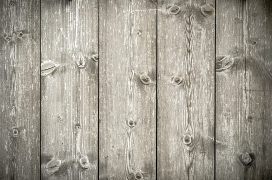 Brown painted wood texture seamless grunge background, Scratched  paint on planks of wood wall.