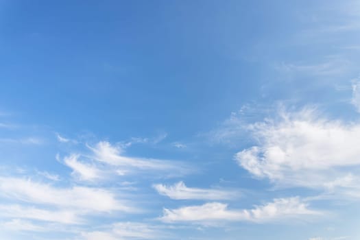 Cloudy blue sky abstract background