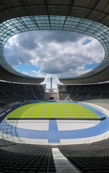 Famous Olympic Stadium in Berlin, built for the Olympic Games 1936, Germany