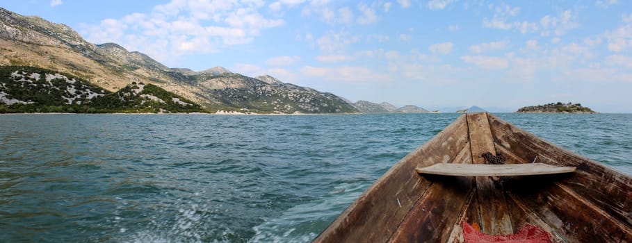 Calm boating tour on Lake Skadar in Montenegro
