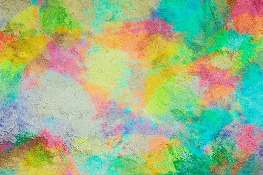 Artistic abstract seamless pattern. Creative background. Red colors patches of irregular shape. Psychedelic grunge background for decoration. Dynamic brush strokes. Warm colors. Vector illustration.