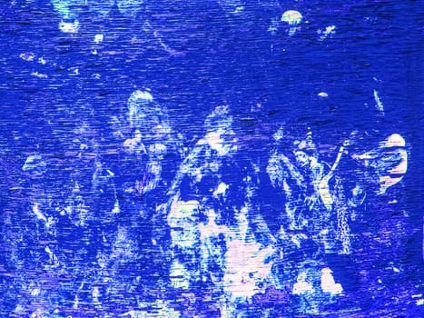 Texture background of wooden planks covered with old peeling paint