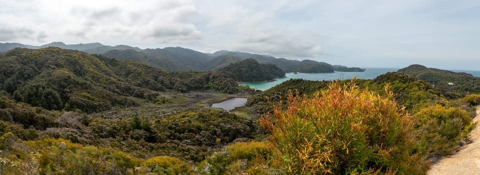 Hiking the famous Abel Tasman National Park, South Island of New Zealand