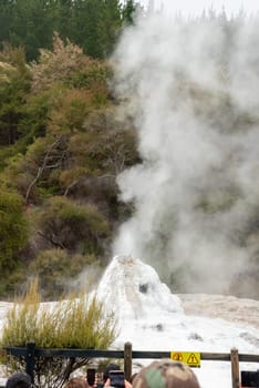 Natural wonders at Waiotapu Thermal Wonderland, Rotorua in New Zealand