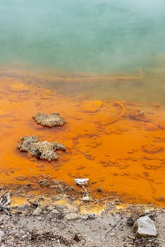 Natural wonders at Waiotapu Thermal Wonderland, Rotorua in New Zealand